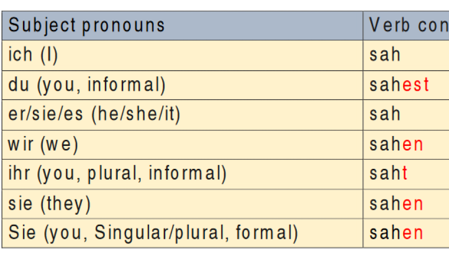 Simple Past tense 						