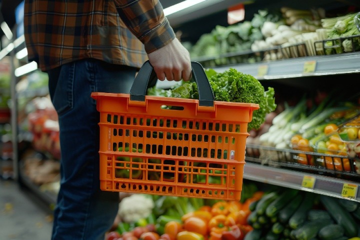 In a supermarket